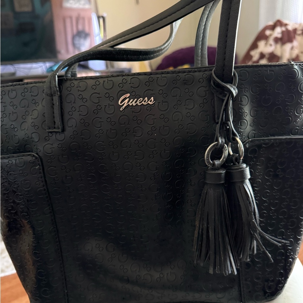 Guess Black Tote Bag